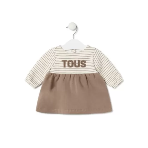 TOUS Vestido de bebé para menina Classic bege< Bebé