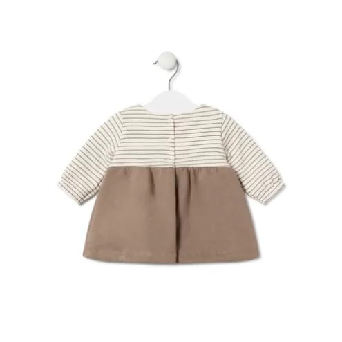 TOUS Vestido de bebé para menina Classic bege< Bebé