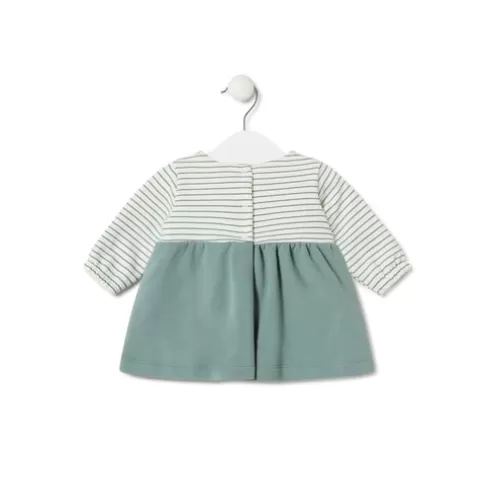 TOUS Vestido de bebé para menina Classic verde< Bebé