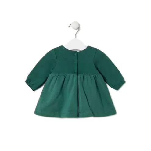 TOUS Vestido de bebé para menina Trend verde< Bebé